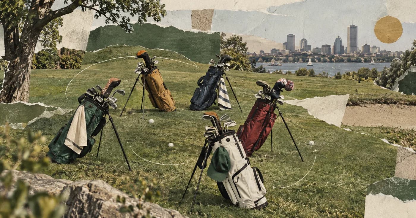 Several differently colored carry bags arranged in a loose sociable circle