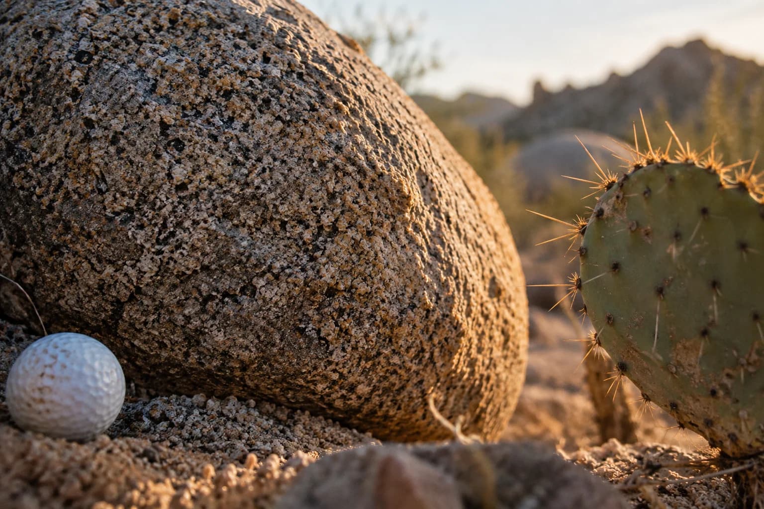 Golf travel photo illustration; not The Boulders — South