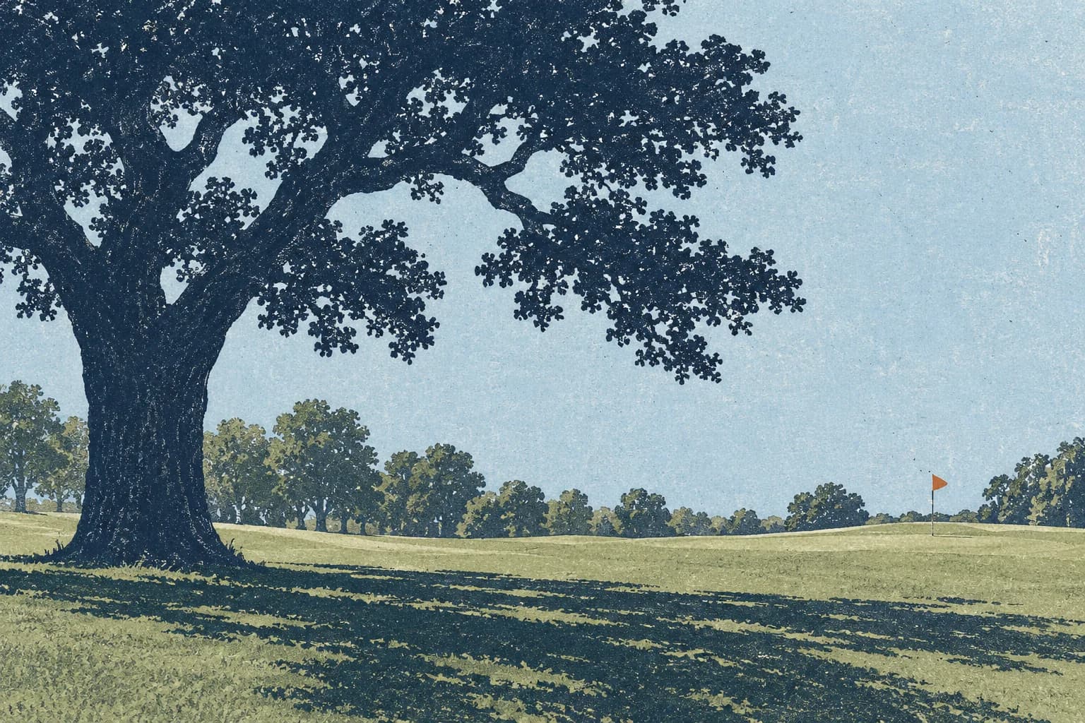 Original editorial artwork for Wigwam — Blue