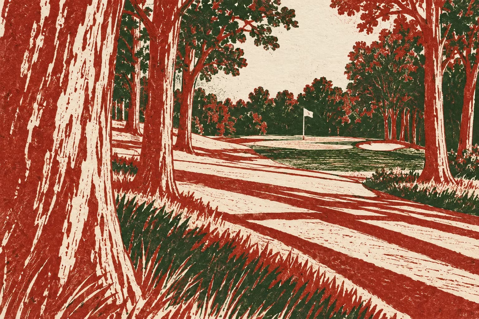 Original editorial artwork for Wigwam — Red