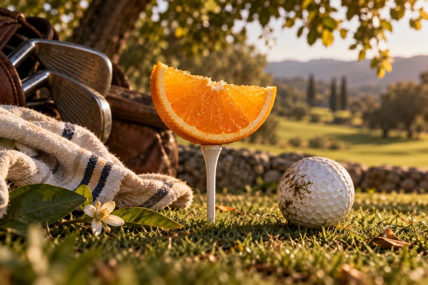 Original editorial artwork for Orange Tree Golf Resort