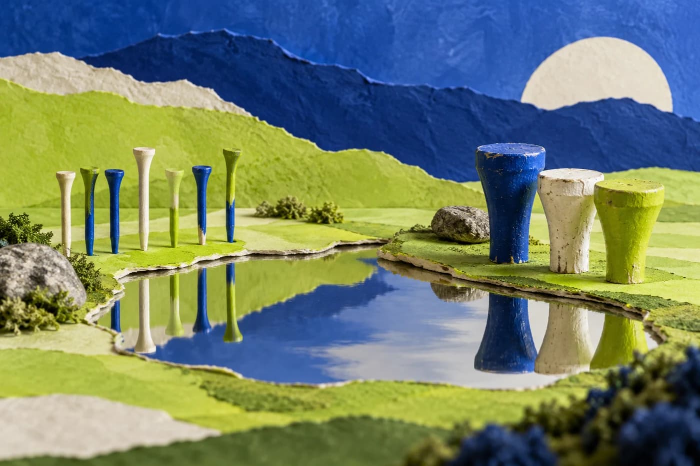 Original editorial artwork for Palo Verde Golf Course