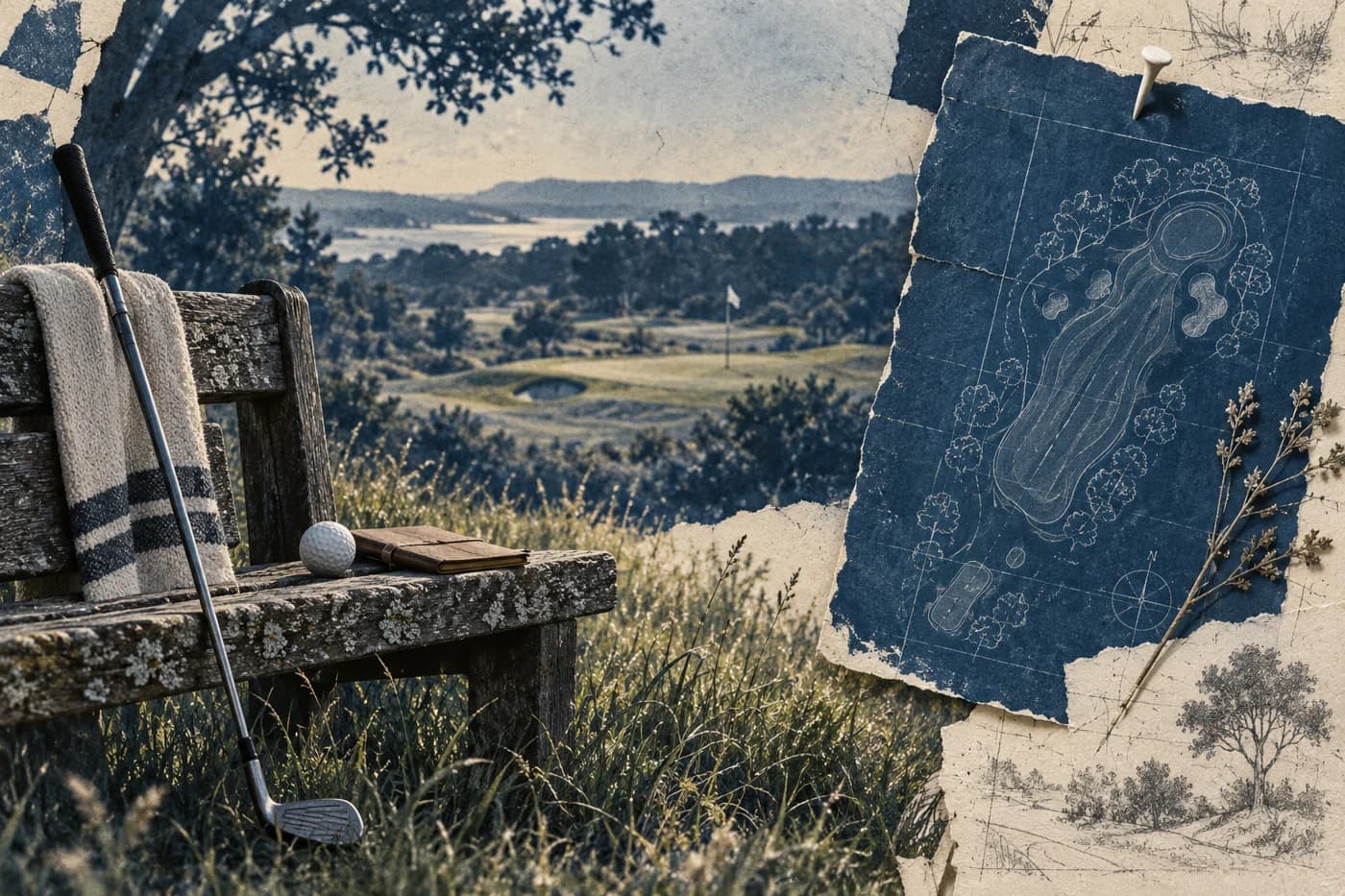Original editorial artwork for TPC Scottsdale — Champions
