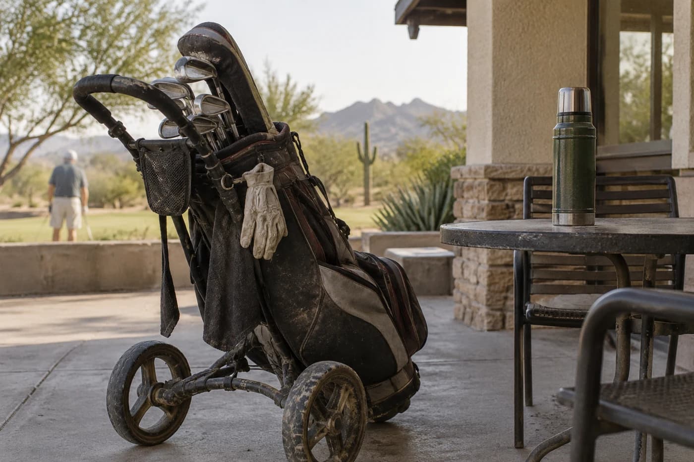 Golf travel photo illustration; not Grand Canyon University Golf Course