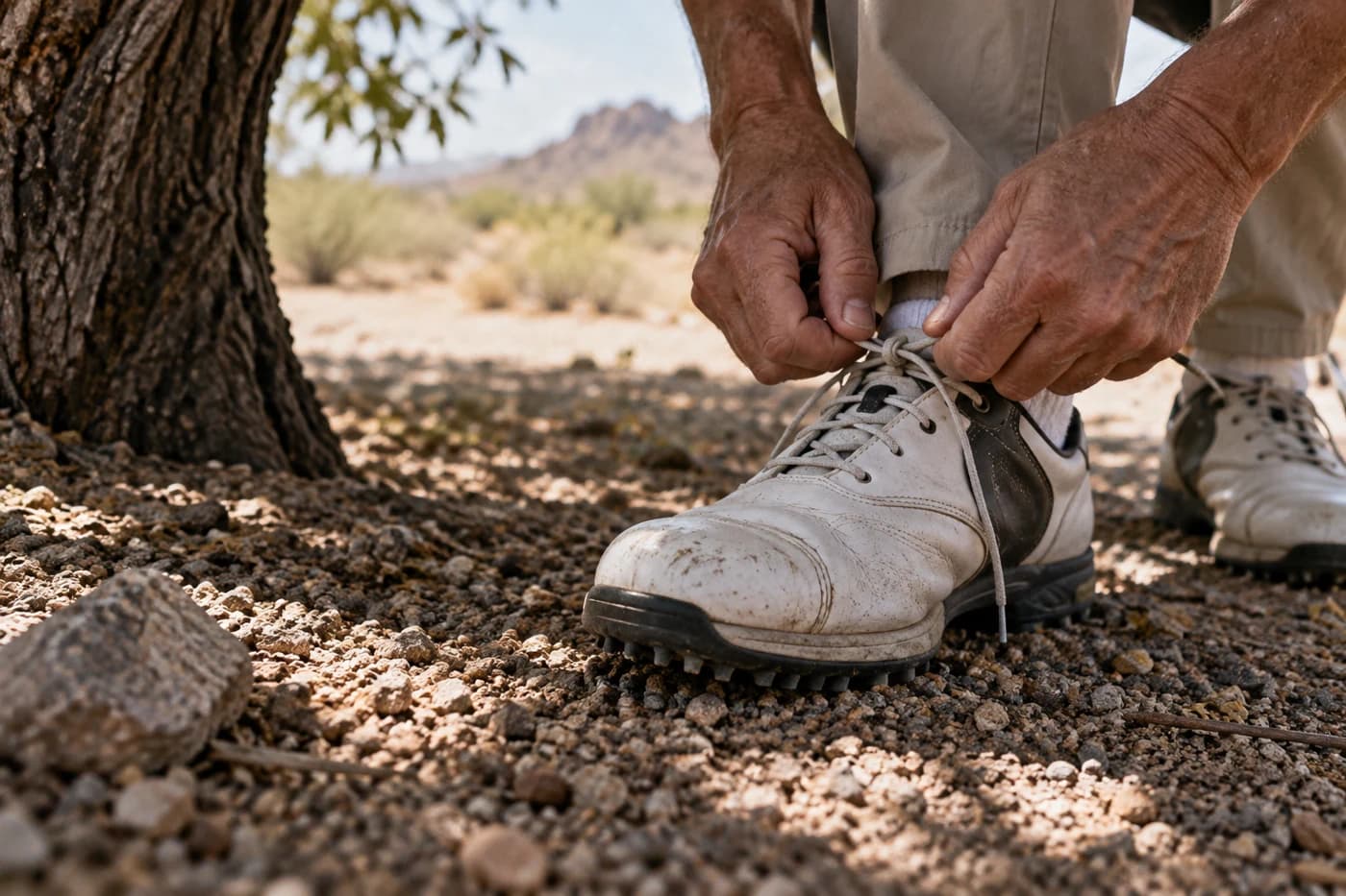 Photo illustration for Walking golf in Scottsdale: permission, price and cart paths; not a photograph of a named course